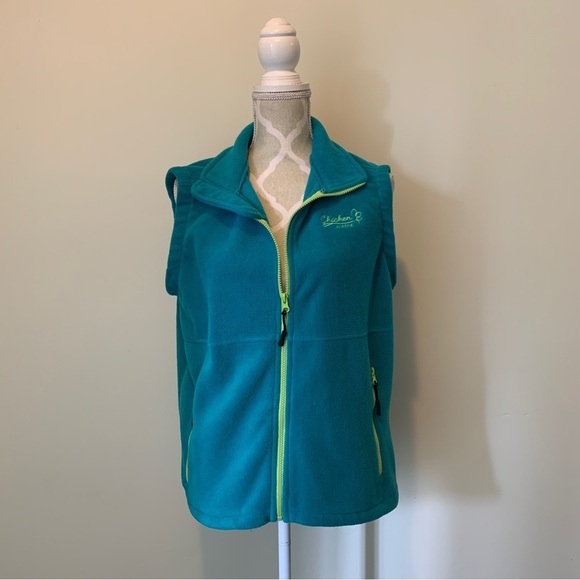 Vintage - Chicken, Alaska Neon Fleece Vestββ - Picture 3 of 6